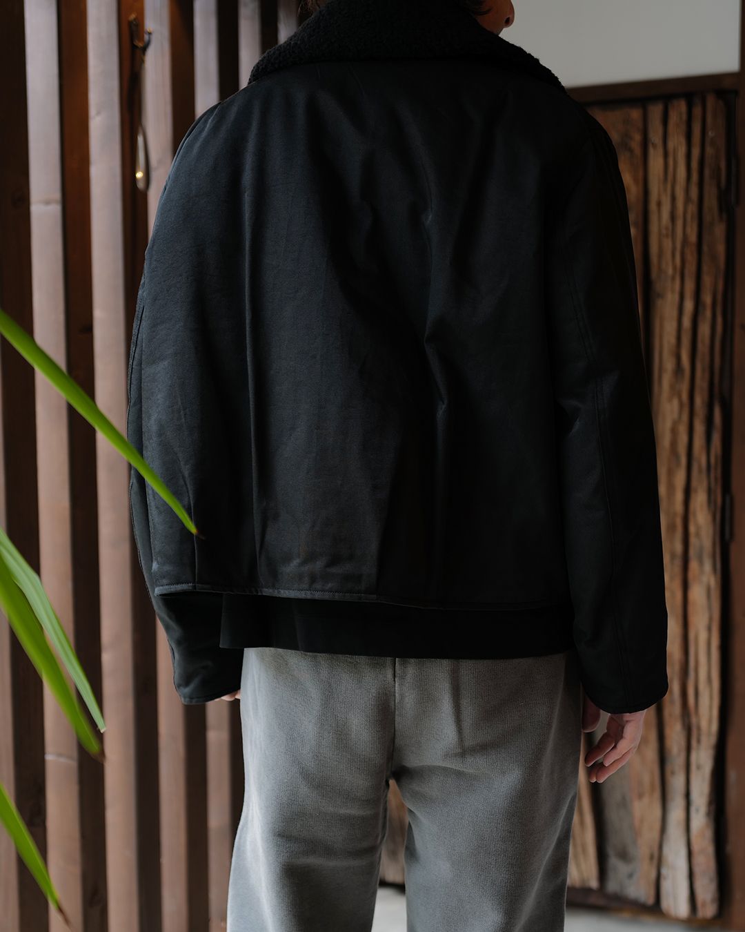 OUR LEGACY -TRACK PANTS Worn Black Hefty Fleece-