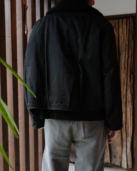 OUR LEGACY -TRACK PANTS Worn Black Hefty Fleece-