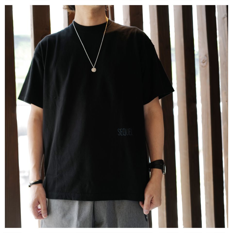 SEQUEL - SQ-24SS-ST-03 T-SHIRT BLACK | River SEQUEL - SQ-24SS-ST-03 T-SHIRT BLACK | River