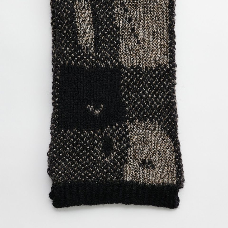 OUR LEGACY - COTTAGE SCARF Oak Grey Wool | River