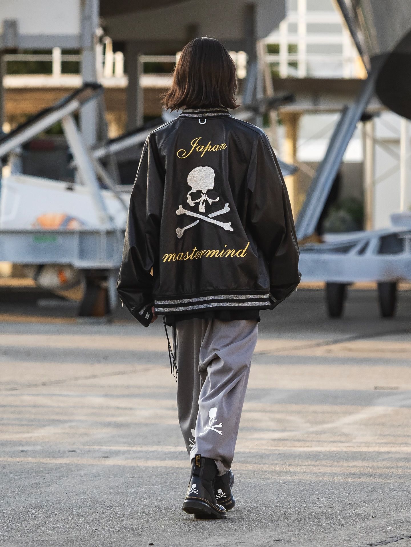 【mastermindJAPAN】 WIDE JERSEY TROUSERS  Gray