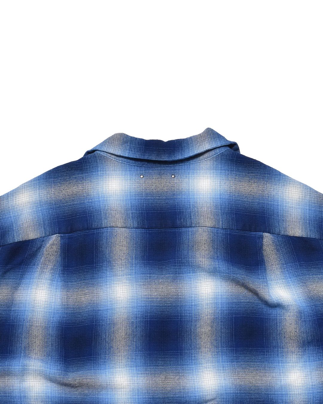 R.Flannel Ombre Open Collar SH  BPT