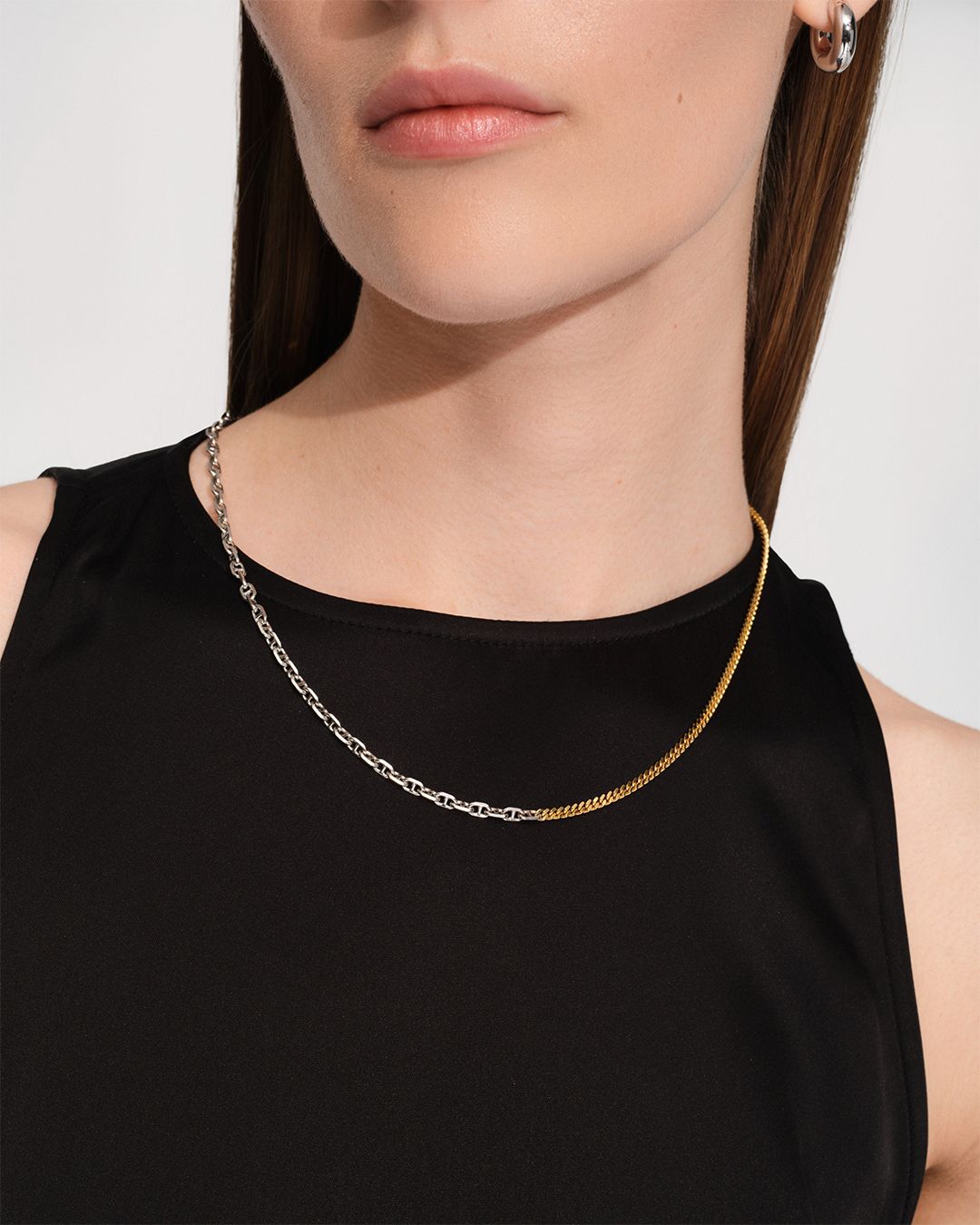 Rue Chain Duo 20.5Inch / ルー チェーン デュオ ネックレス