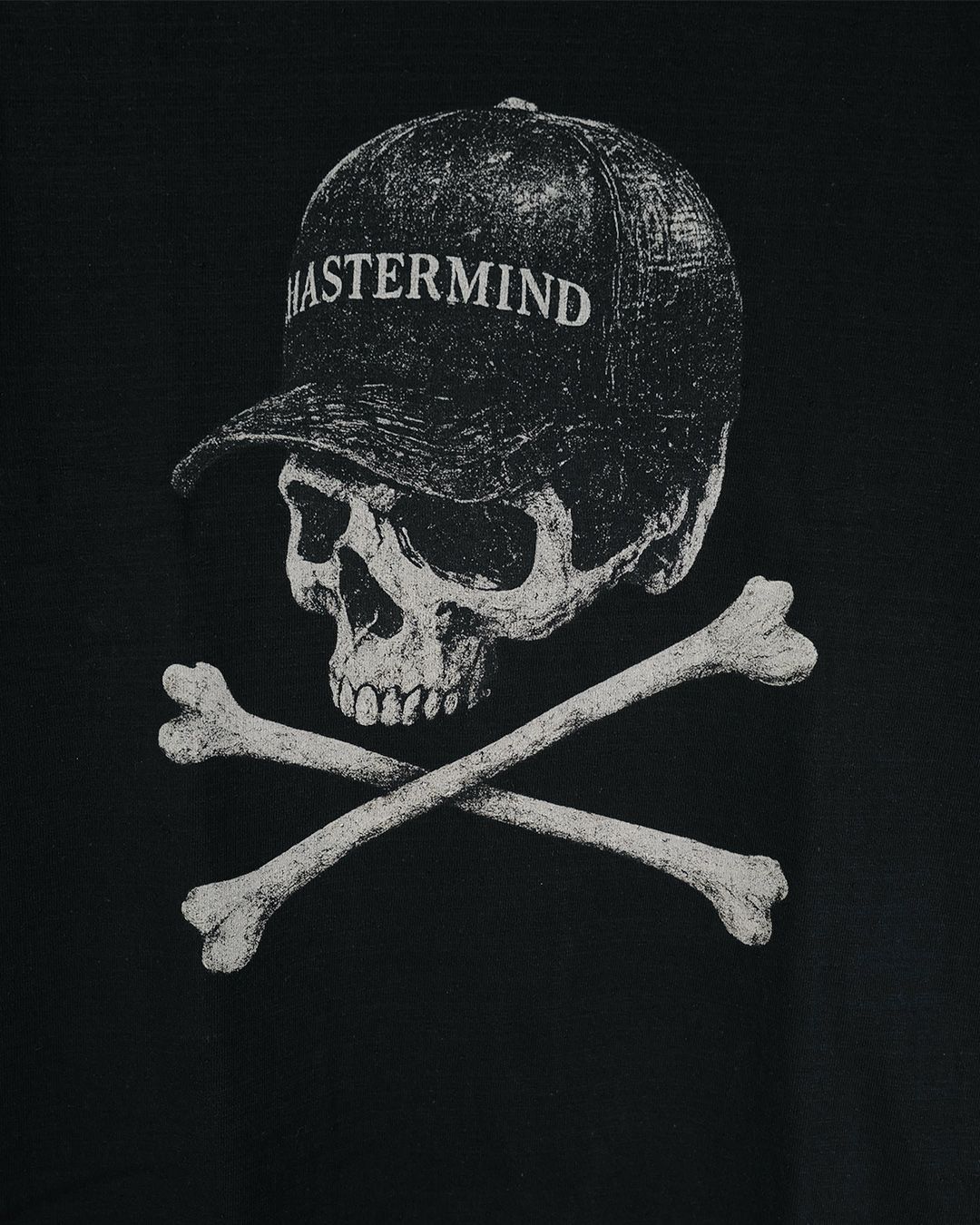 【MASTERMIND WORLD】 VINTAGE ROCK SS TEE  BLACK