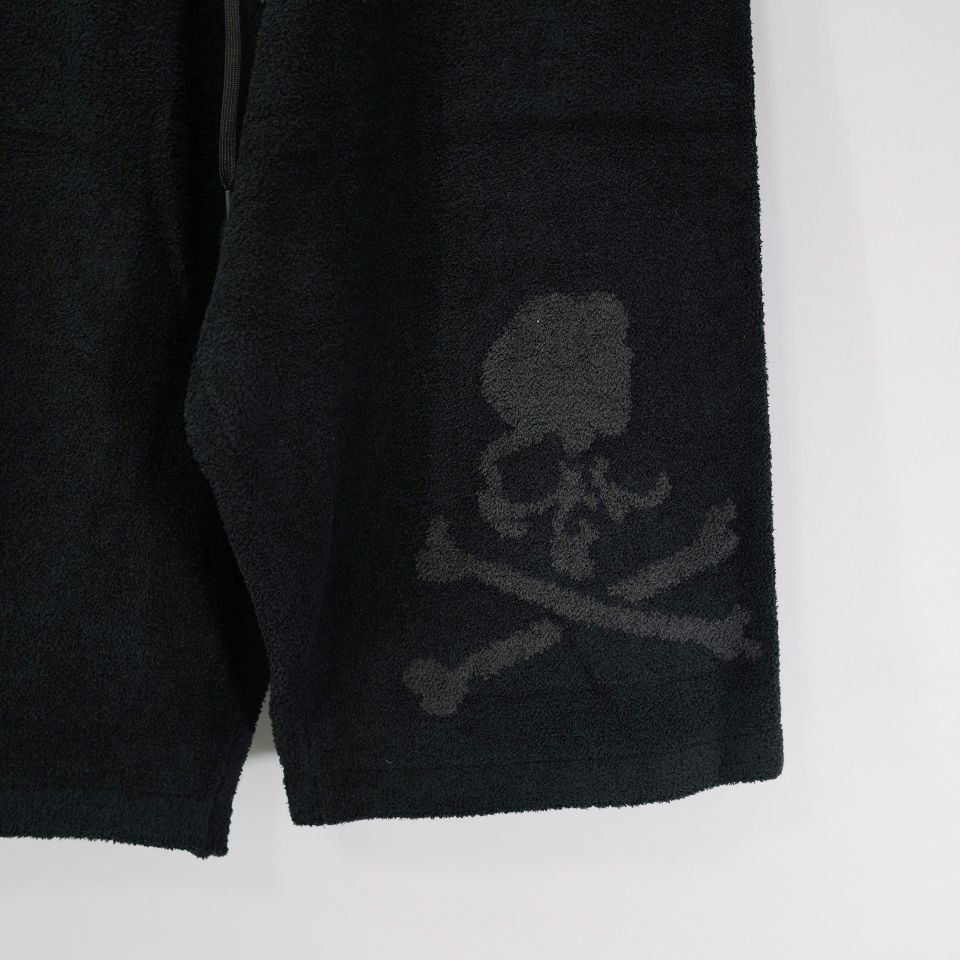 【MASTERMIND WORLD】 LOUNGE LONG SHORTS  BLACK x CHARCOAL