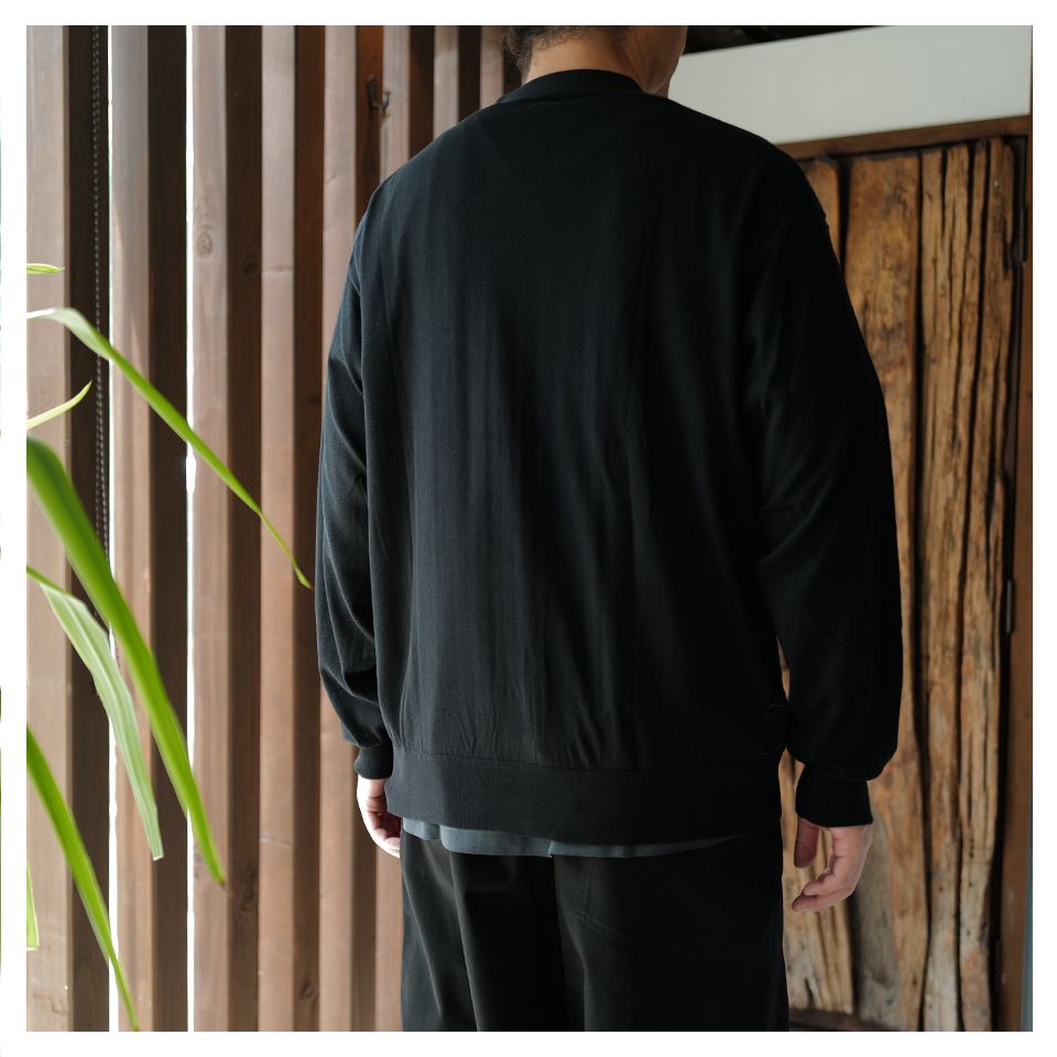 SQ-25SS-KN-02  KNIT CARDIGAN