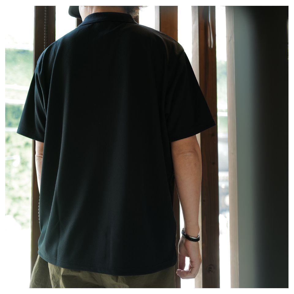 GX-S24-PL-01 POLO SHIRT  BLACK