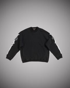 【MASTERMIND WORLD】 xVANSON CREWNECK SWEATSHRT DAMAGED  BOXY FIT