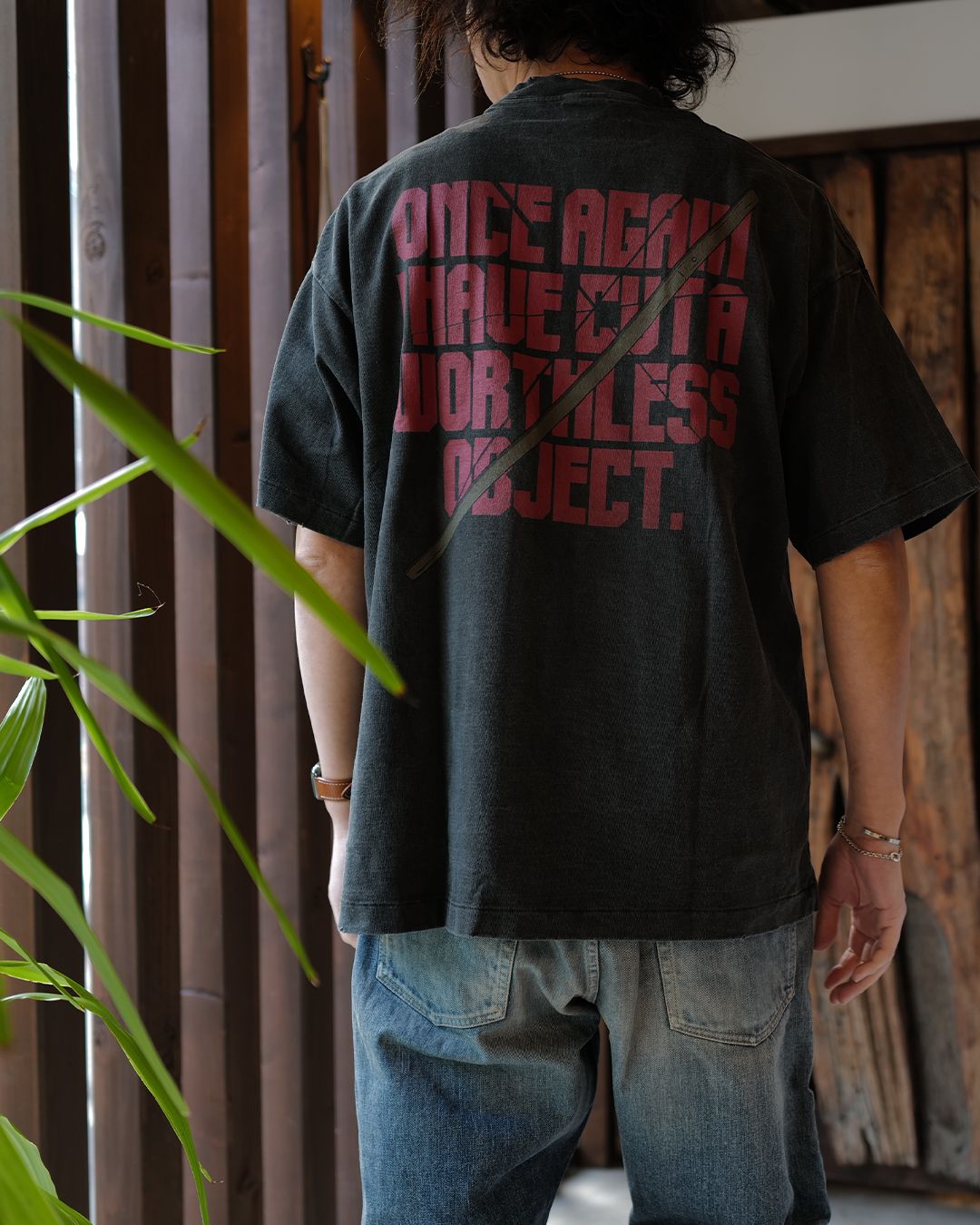 [LUPIN THE IIIRD]  S/S T-Shirt (GOEMON) Black