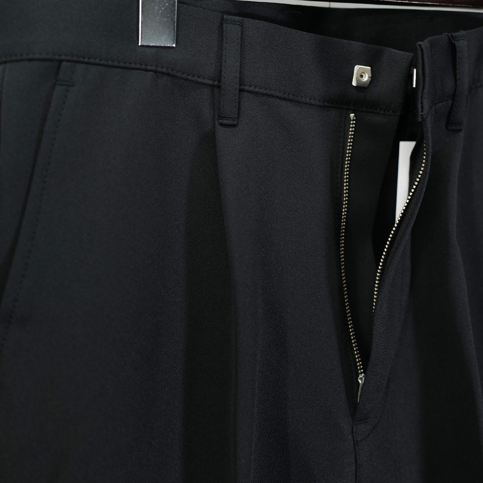 MIYAGIHIDETAKA - 【MIYAGI HIDETAKA】 Casual Slacks BLACK | River MIYAGIHIDETAKA - 【MIYAGI HIDETAKA】 Casual Slacks BLACK | River