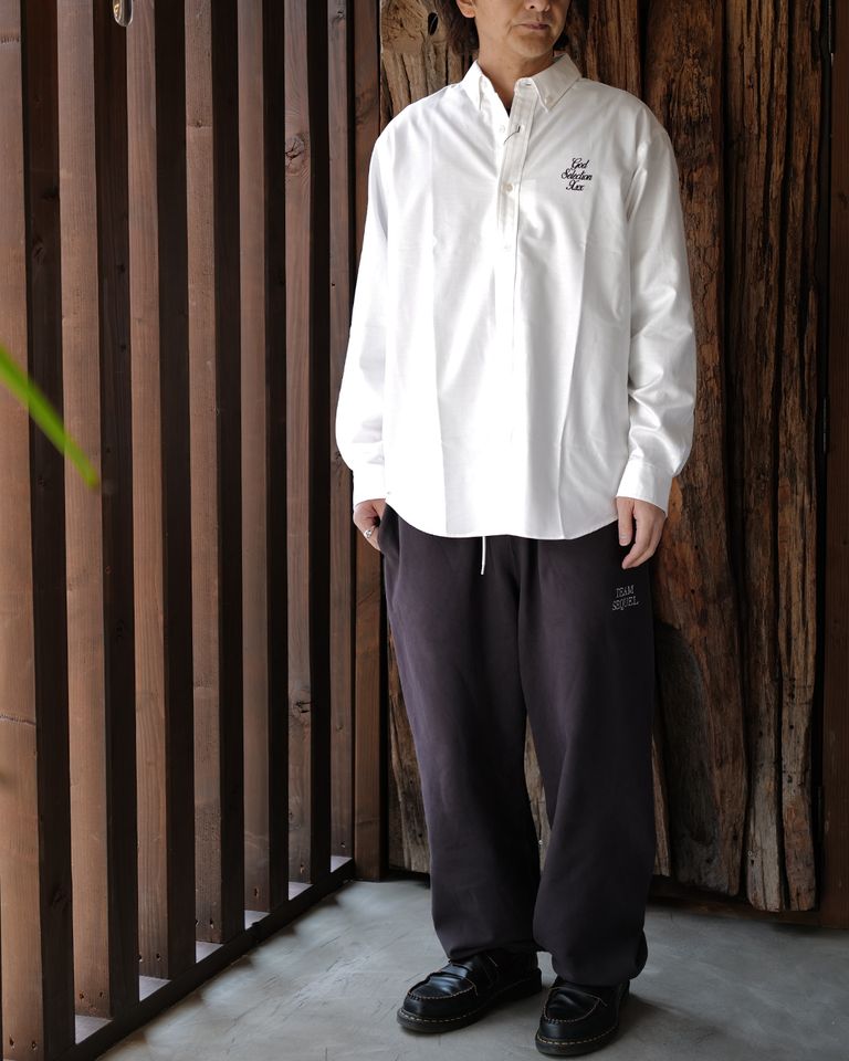 GODSELECTION XXX  -B.D SHIRT  [WHITE]