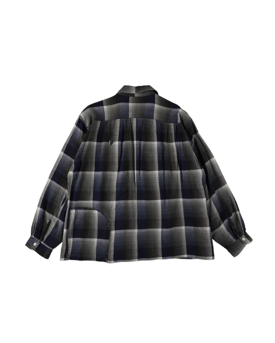 BWU-CRS / CHECK RAYON SHIRT