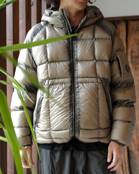 D.D. Shell Hooded Puffer Jacket [FALLEN ROCK]