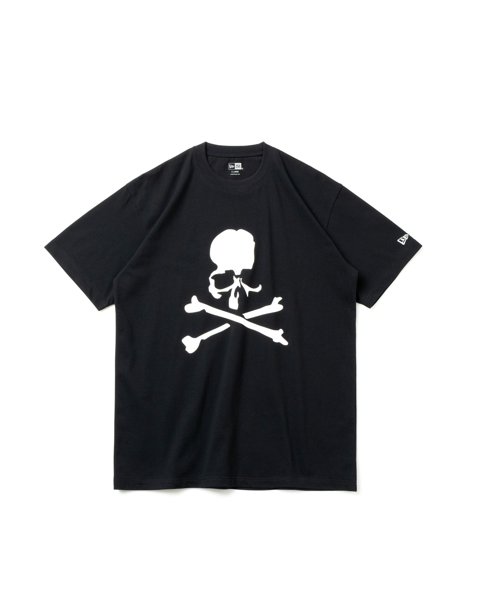 【MASTERMIND WORLD】 xNEW ERA SS TEE MMW SKULL LOGO BLK WHT