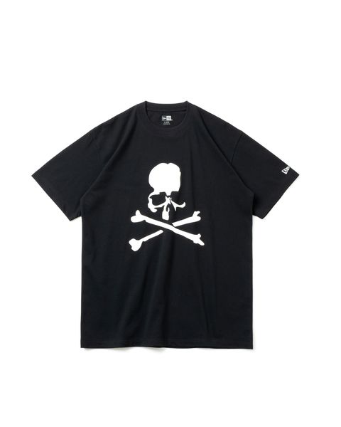 【MASTERMIND WORLD】 xNEW ERA SS TEE MMW SKULL LOGO BLK WHT