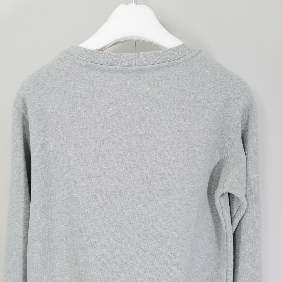 Maison Margiela - コットンクルーネック スウェットシャツ Gray | River