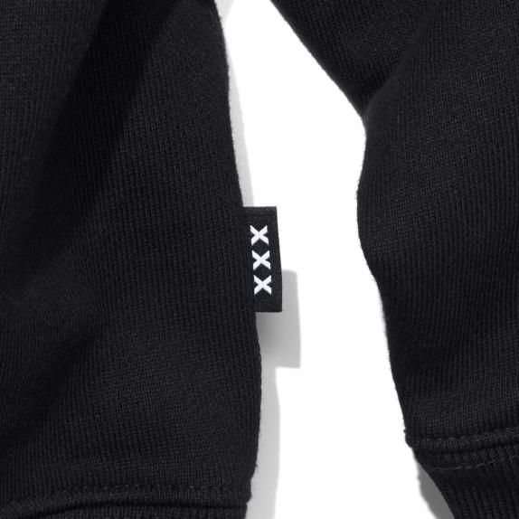 GX-S24-CN-04  CREW NECK SWEAT SHIRT   BLACK