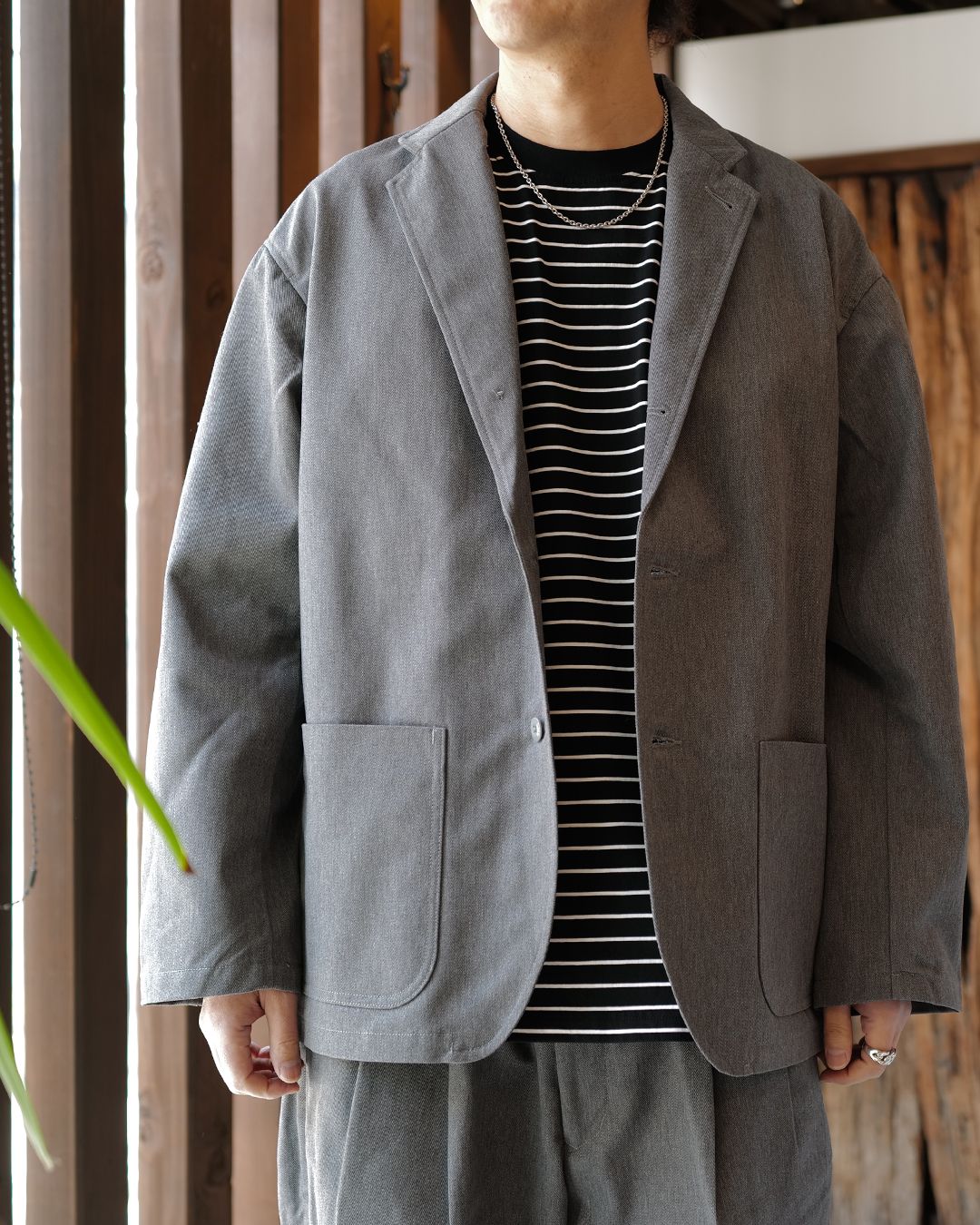 T/C BLAZER [GRAY]