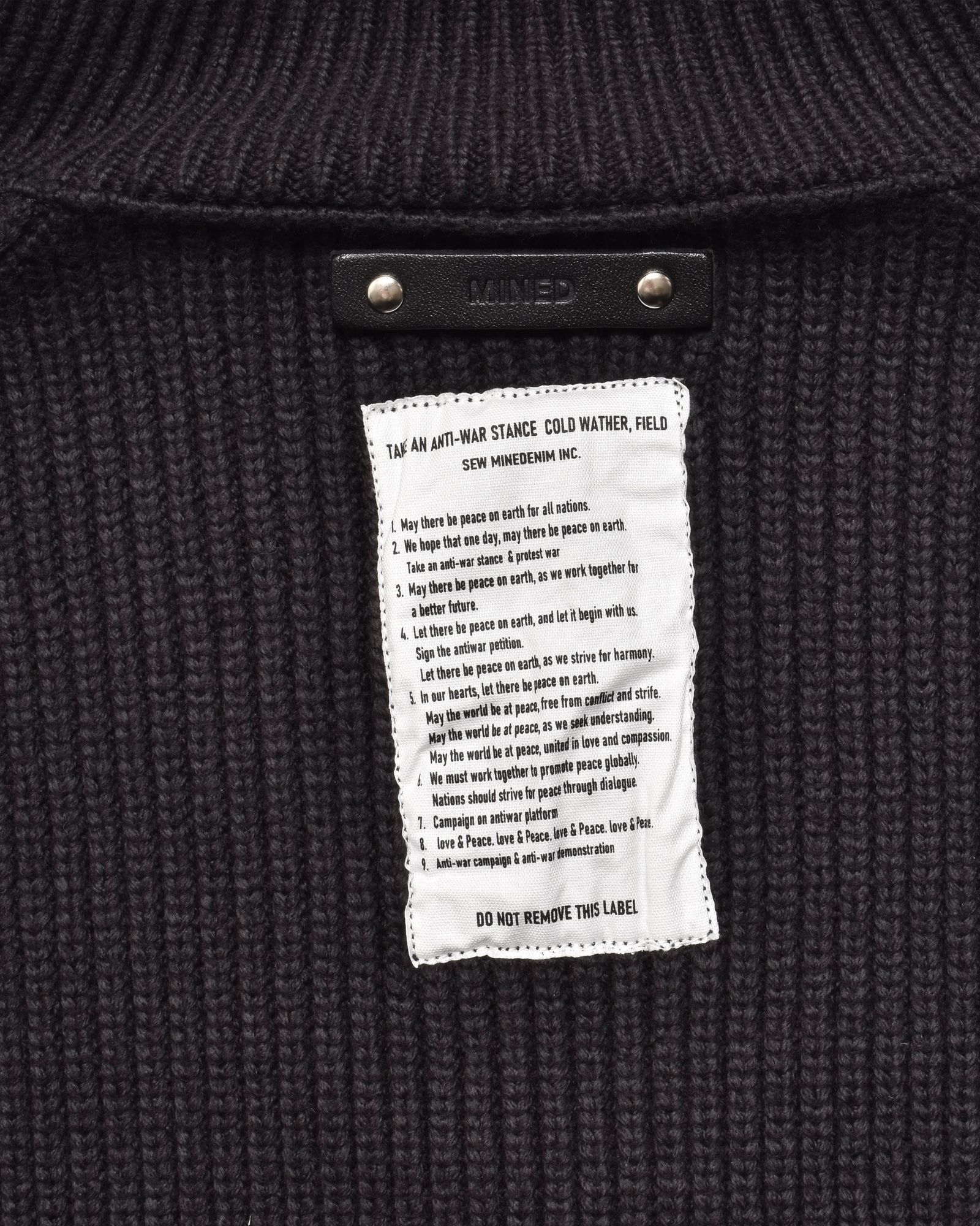 Heavyweight Trucker Knit Blouson  C.gry