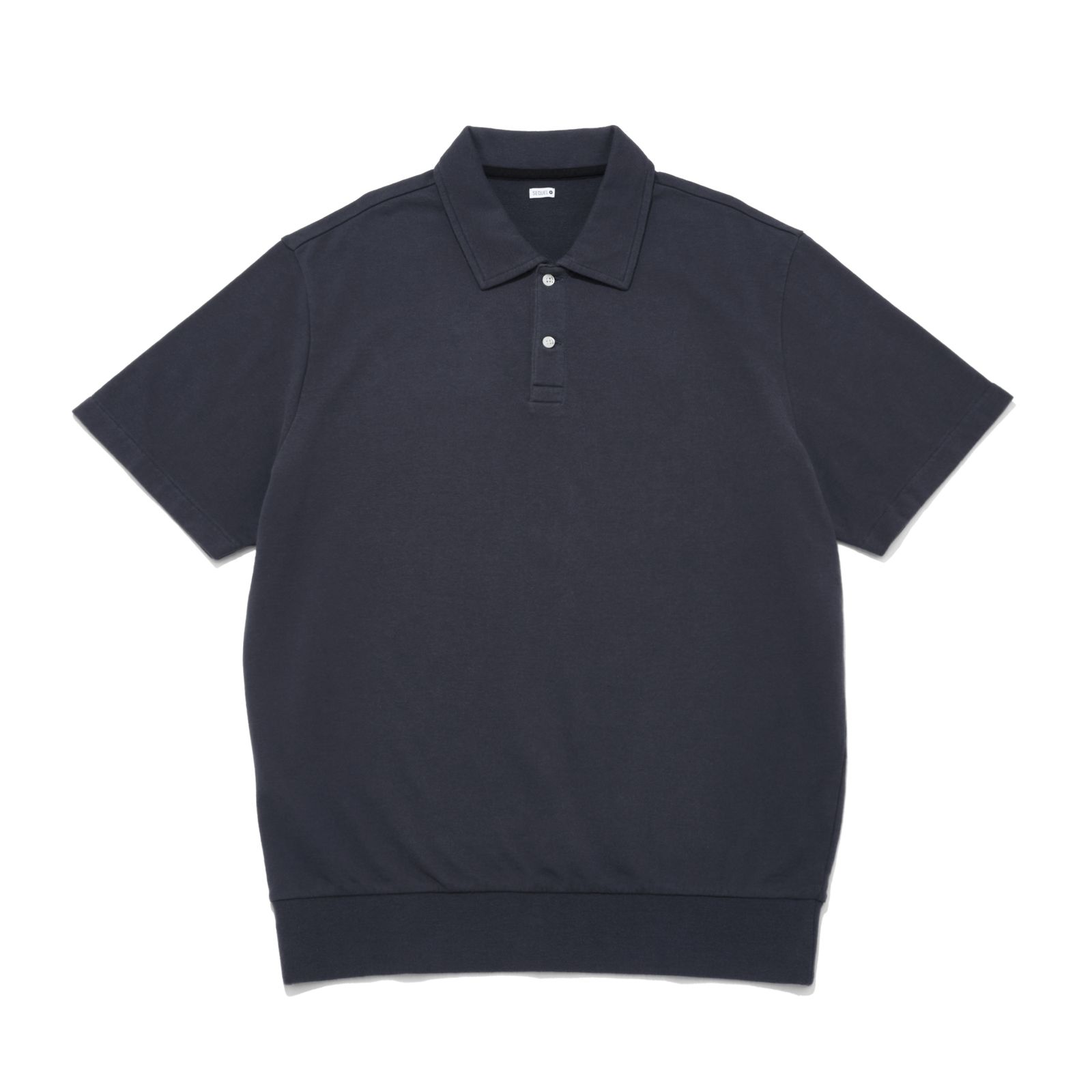 SWEAT POLO SHIRT [DARK GRAY]