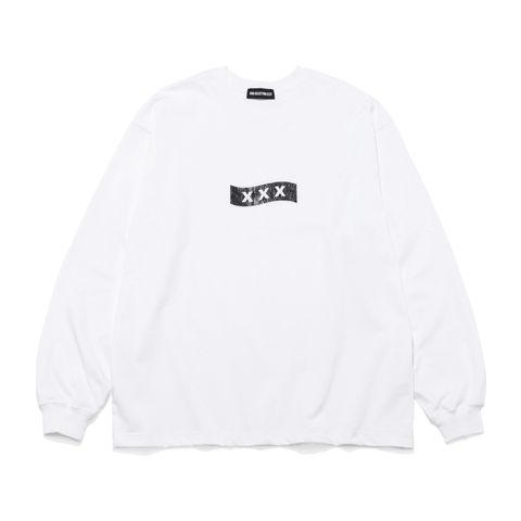 GX-A25-LT-03  LONG SLEEVE T-SHIRT   WHITE