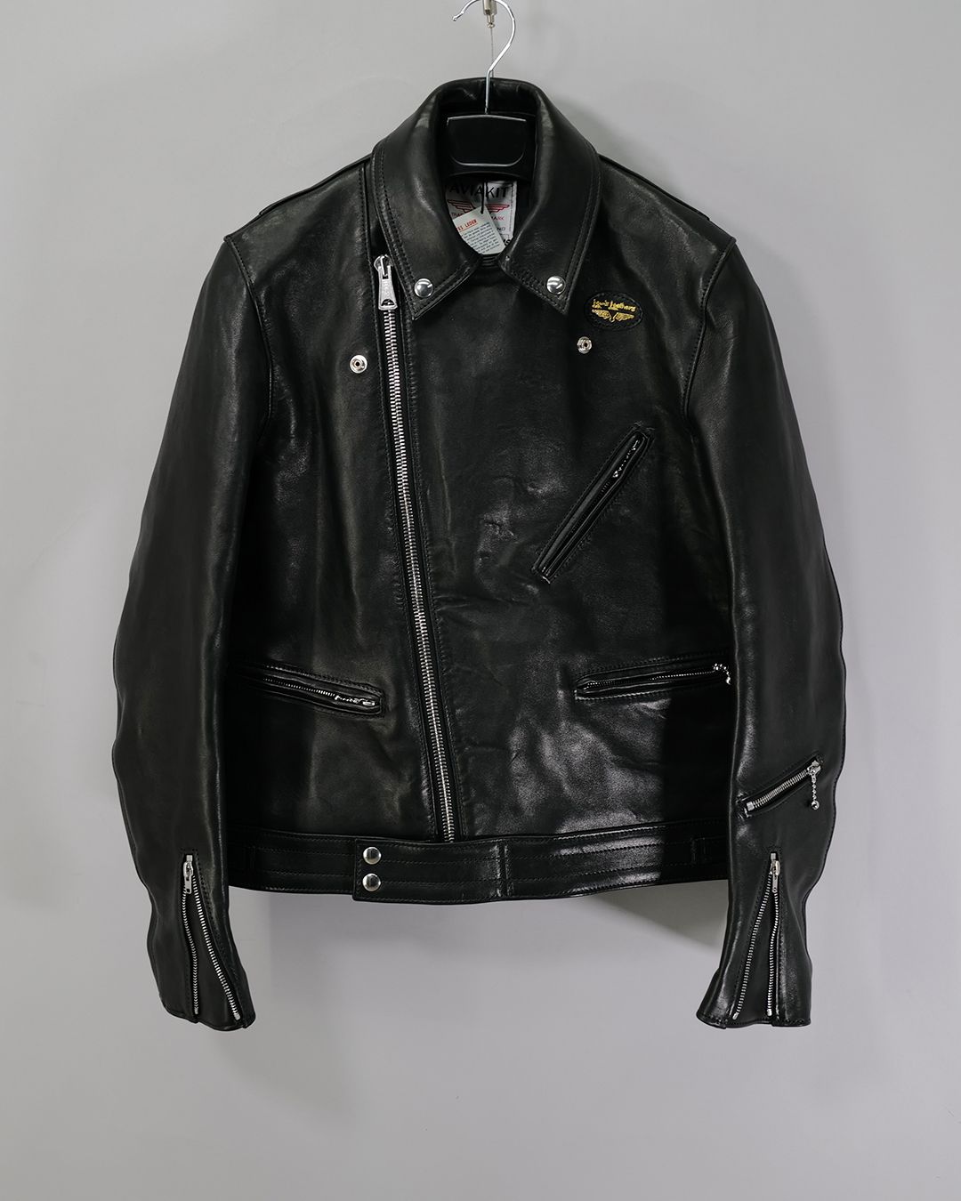 Cyclone -サイクロン- 【Tight-Fit】   (シープレザー / 裏地:ブラックニット)Black