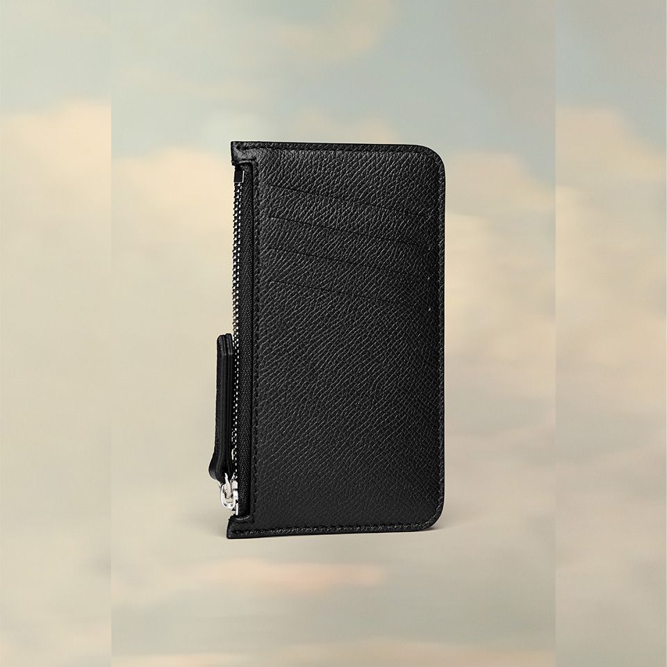 CLASKA&CO. レザー コインケース ホワイト シルバー ウォレット CLASKA&CO. レザー コインケース ホワイト シルバー ウォレット