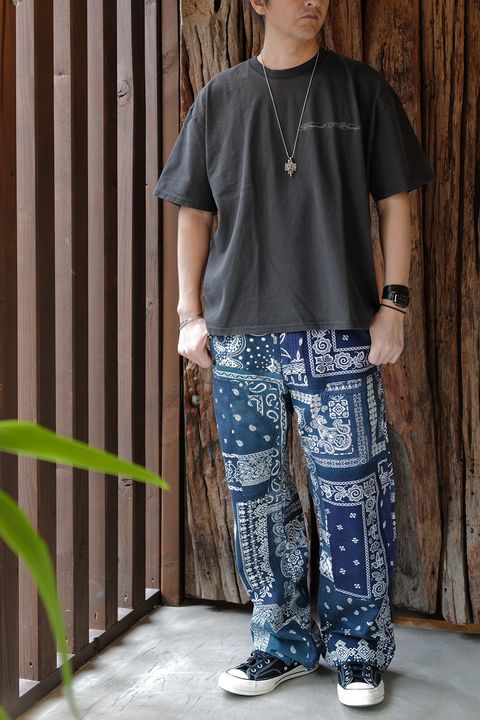 【MIYAGI HIDETAKA】 Bandana pants
