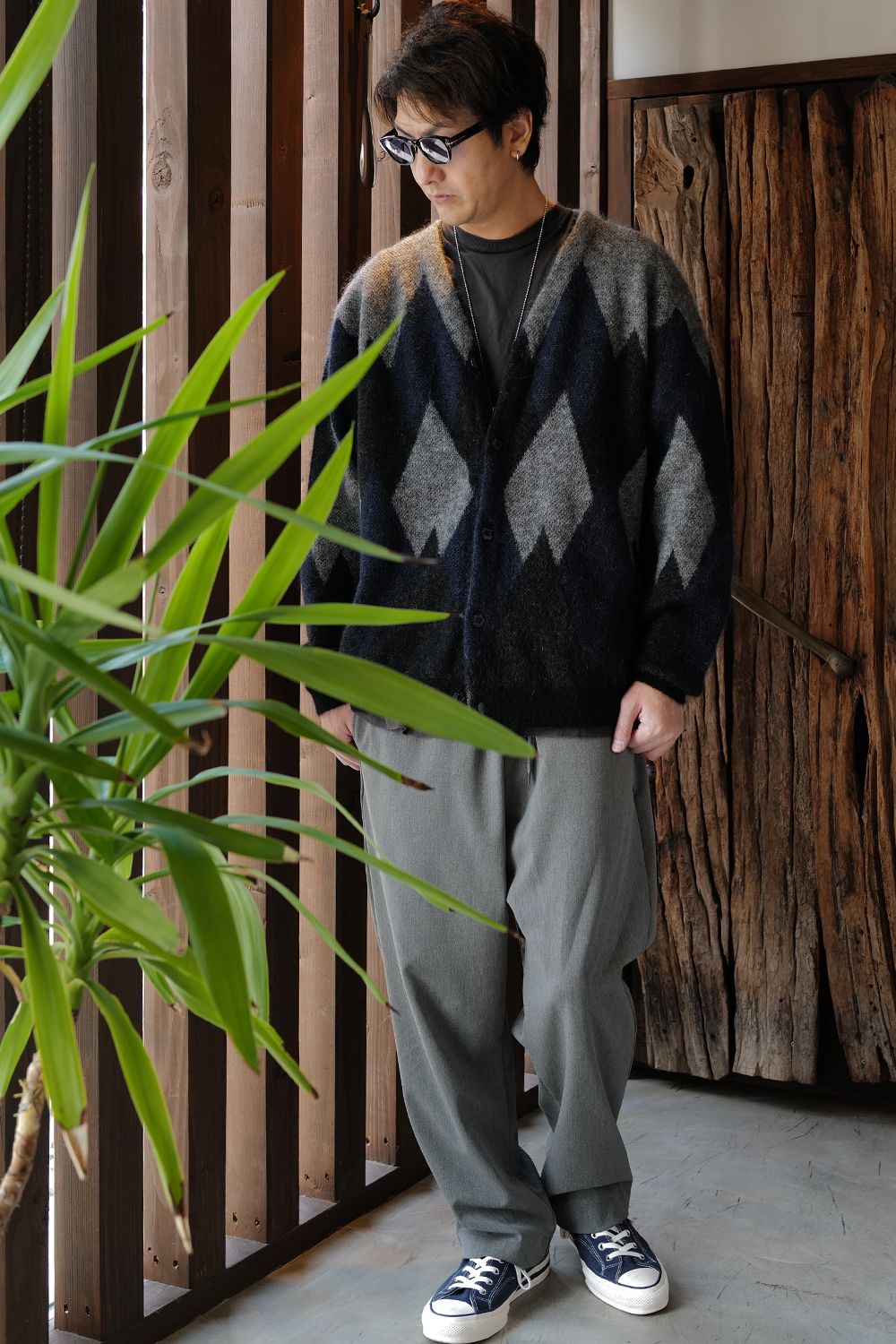 SEQUEL MOHAIR モヘア CARDIGAN カーディガン L-