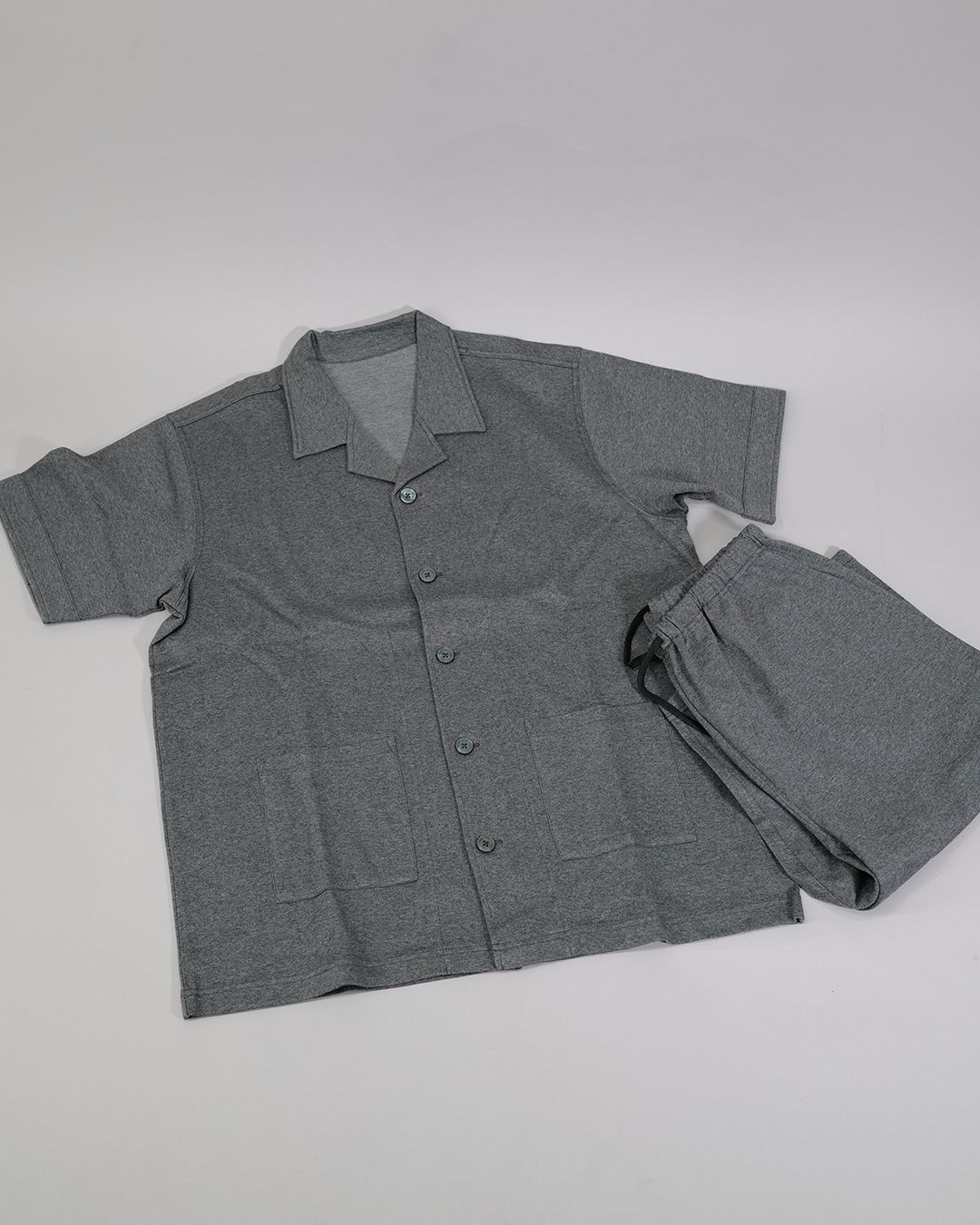 【MASTERMIND WORLD】 SHORT SLEEVE LOUNGE SET  GRAY