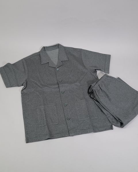 【MASTERMIND WORLD】 SHORT SLEEVE LOUNGE SET  GRAY