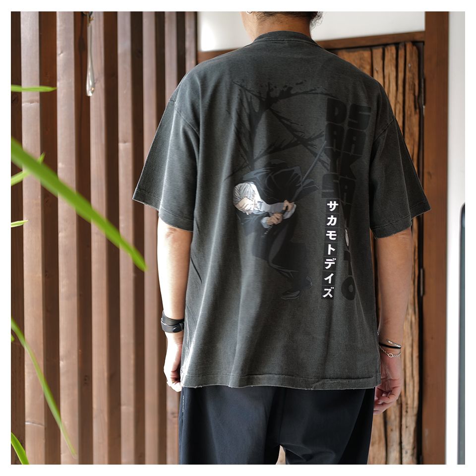 [SAKAMOTODAYS]  S/S T-Shirt (TAKAMURA) Black