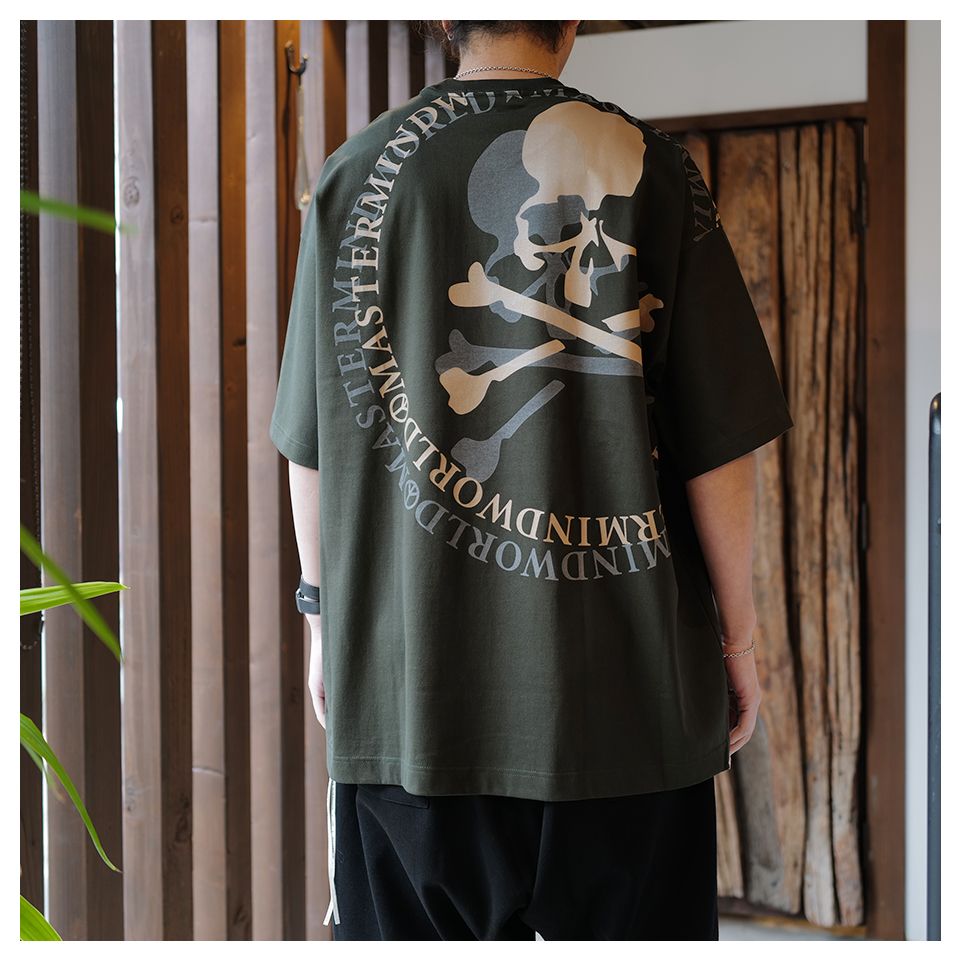 【MASTERMIND WORLD】 FLASH TEE  OLIVE