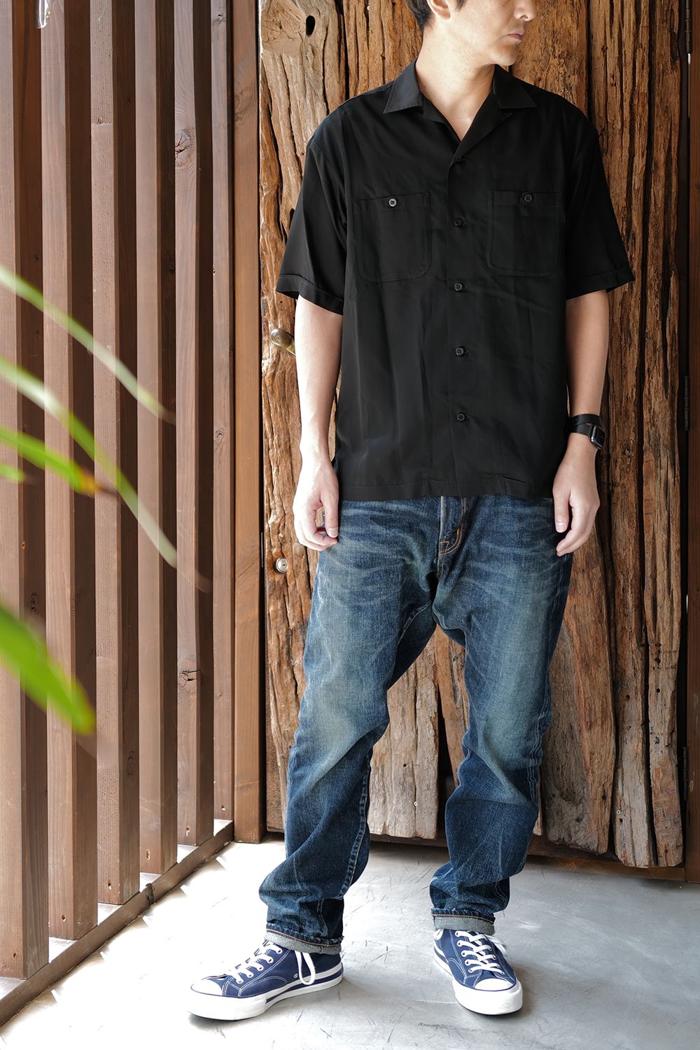 マインデニム　ボーリングシャツ MINEDENIM ボウリングシャツ | 2787 | River