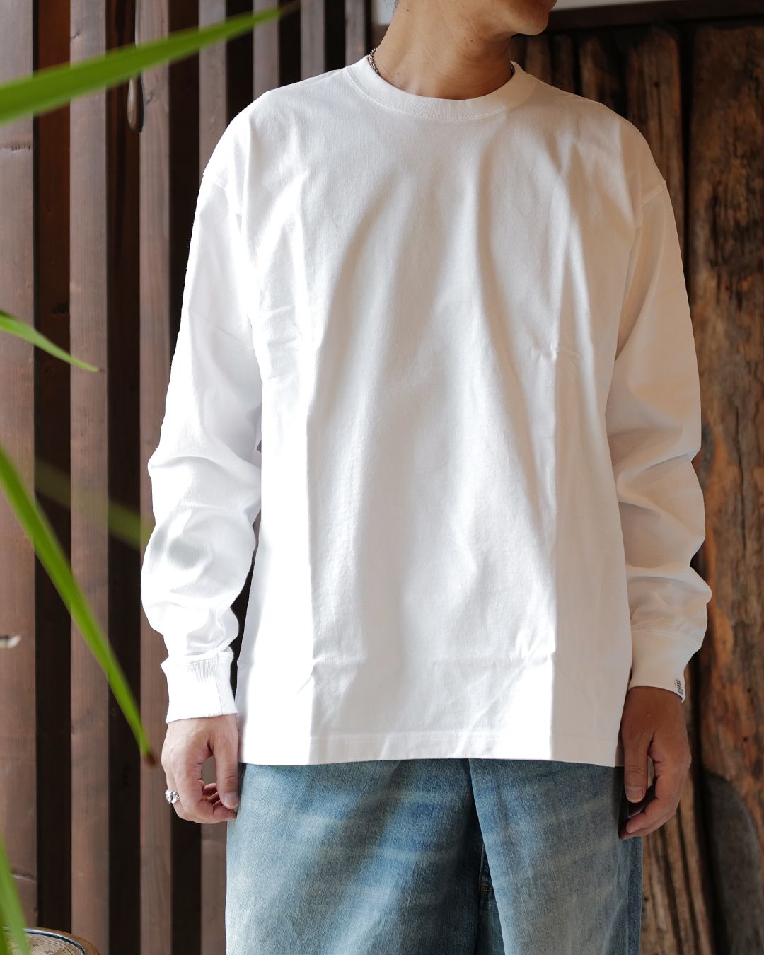 ONG SLEEVE T-SHIRT [WHITE]
