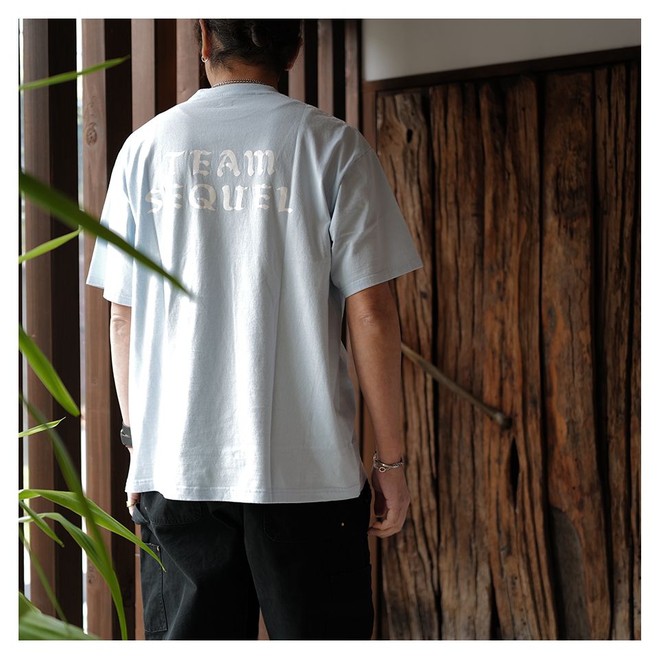 SQ-25SS-ST-03 T-SHIRT  SAXE