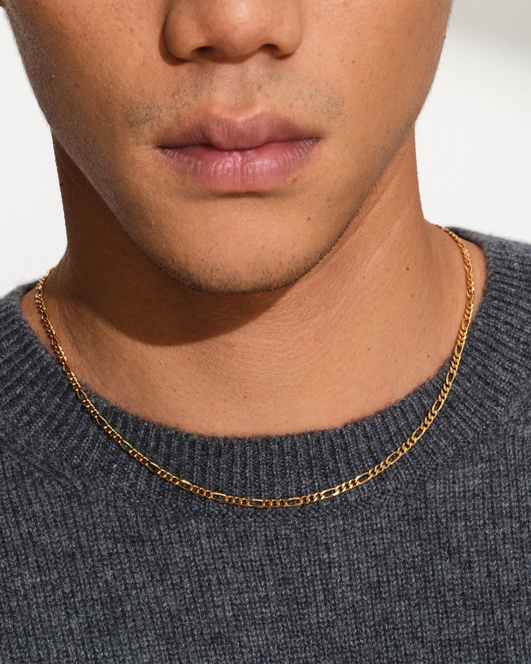 Bo Chain Slim Gold  20.5Inch(52.07cm) / ボーチェーンスリムゴールドネックレス