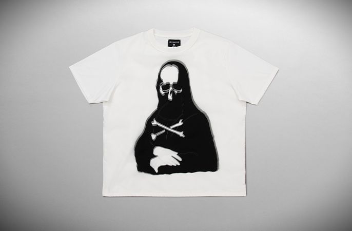 xTRIPPY ART  TEE MONALIZA  White
