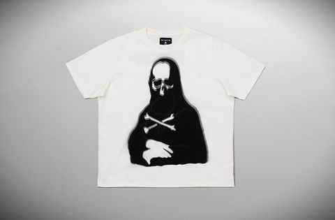 xTRIPPY ART  TEE MONALIZA  White