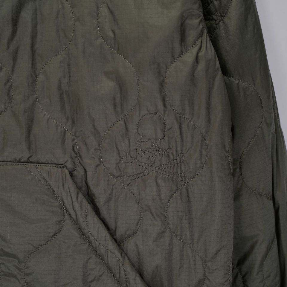 【MASTERMIND WORLD】 QUILTED JACKET  OLIVE