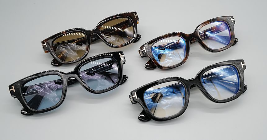 【TOM FORD】Raffa アセテート サングラス ブルー 25SS TOM FORD EYEWEAR】 25SS 日本限定モデル FT6072DB（メガネ