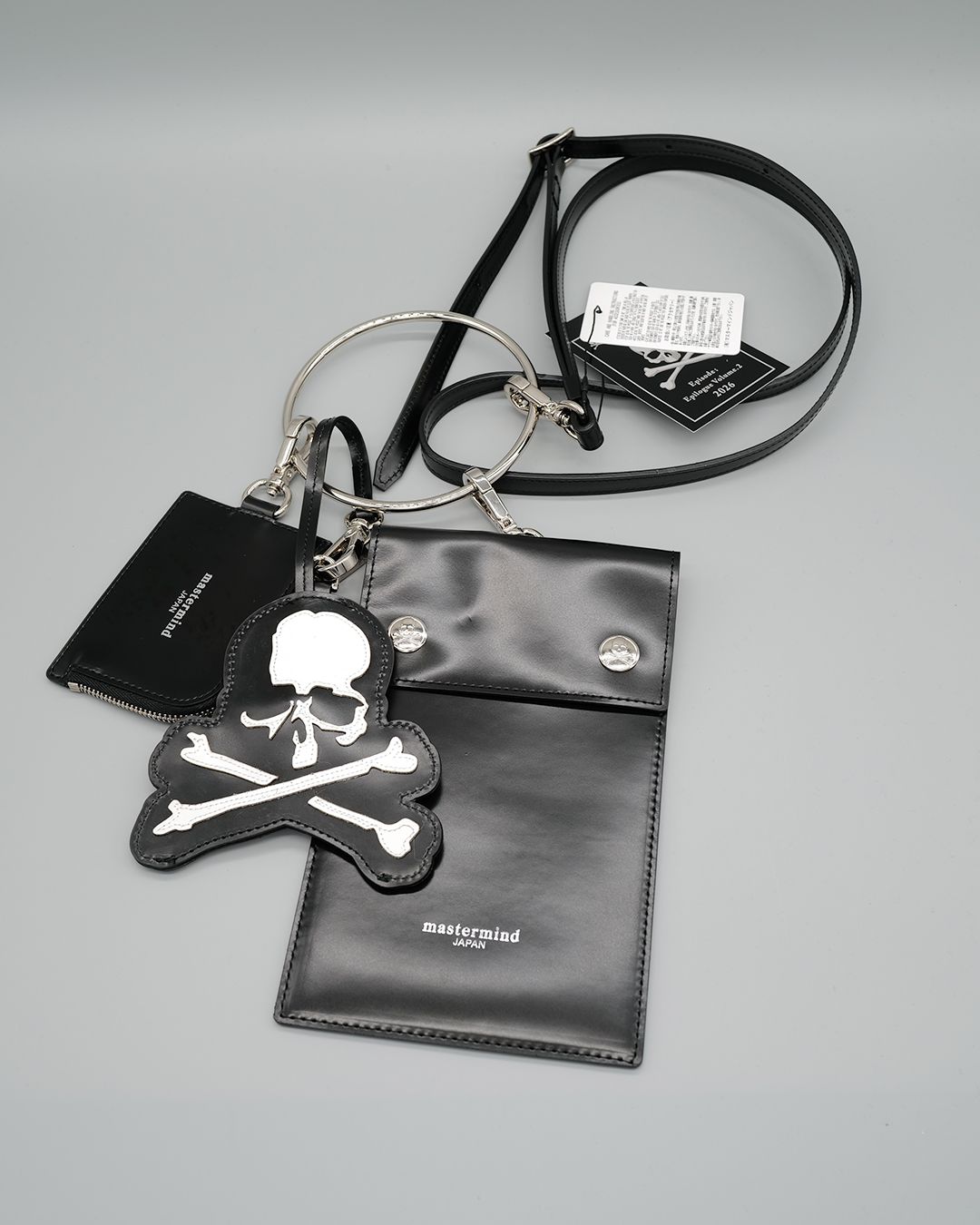 【mastermindJAPAN】 TRAVEL PASSPORT BAG  BLACK