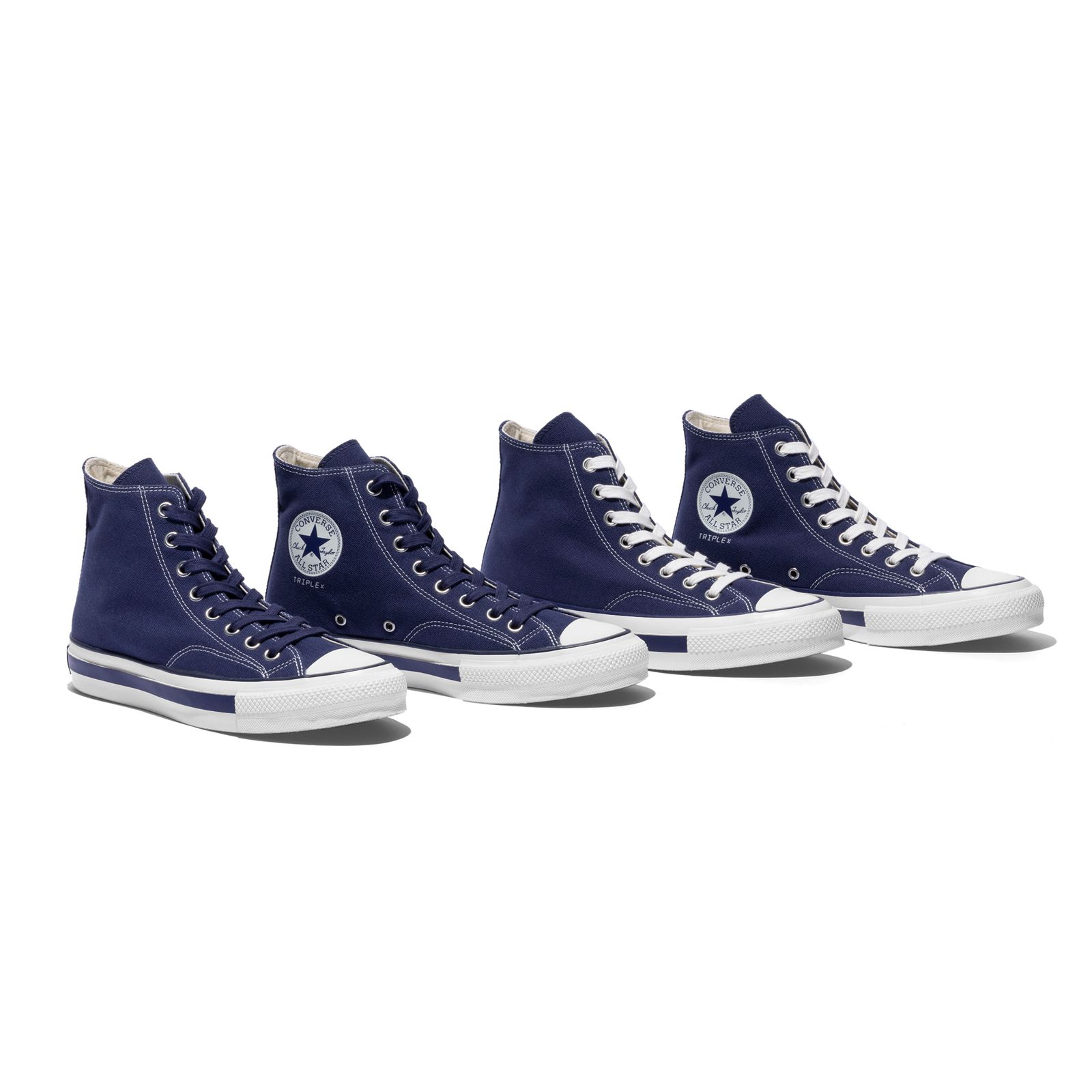 GOD SELECTION XXX - CONVERSE ADDICT CHUCK TAYLOR CANVAS TX HI Navy