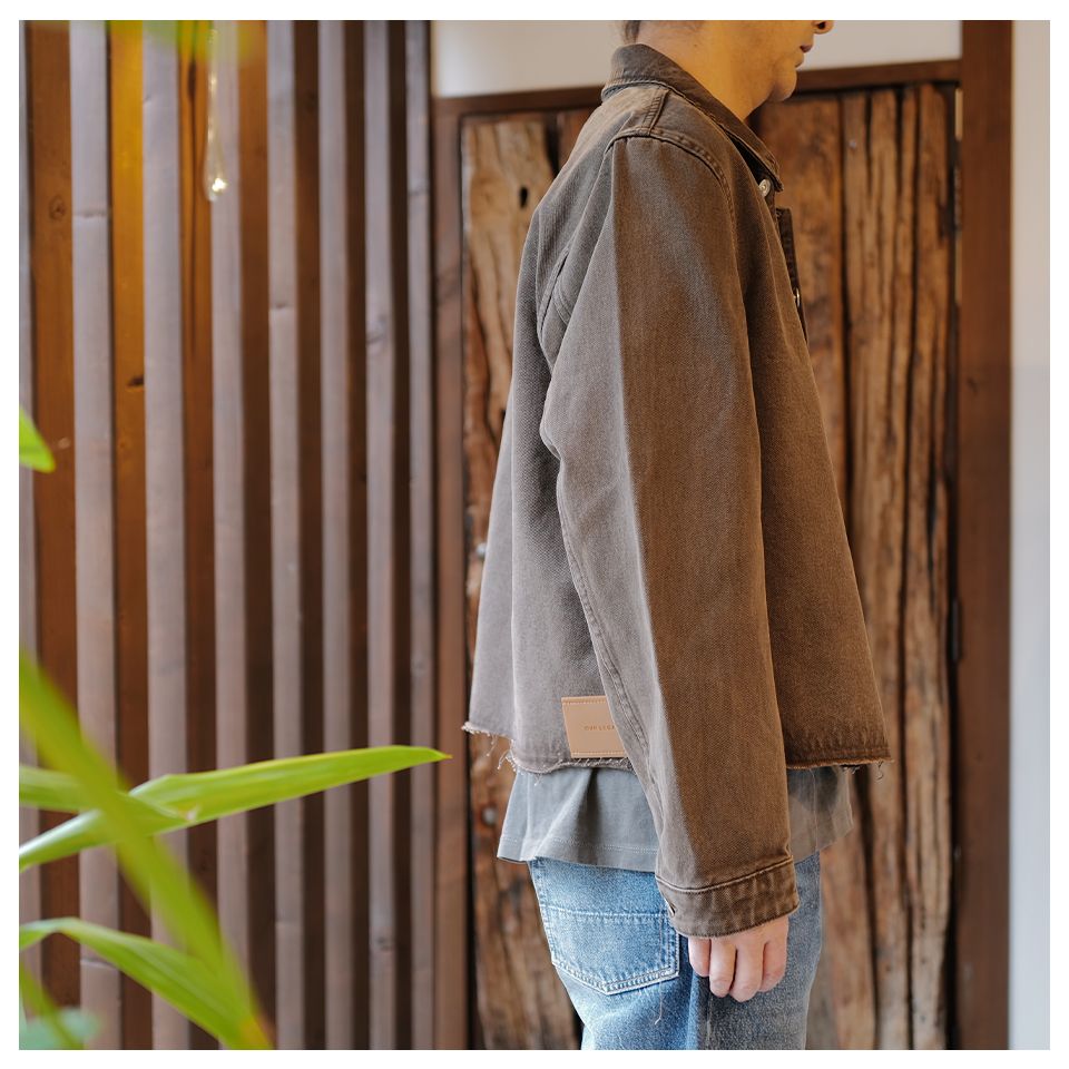 CUT REBIRTH JACKET  Choco Overdye