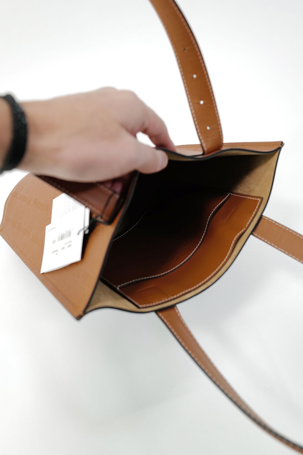 N/S BELT TOTE Pecan/Black