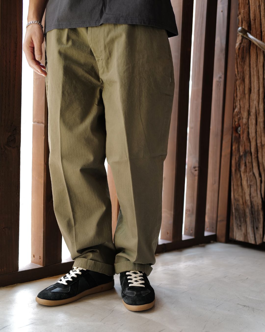 CHINO PANTS (TYPE-XF)  OLIVE