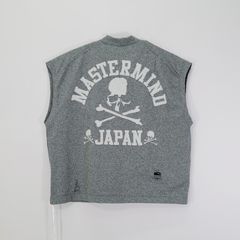 【Last1点 L】 【mastermindJAPAN】 INTARSIA KNIT VEST  GRAY