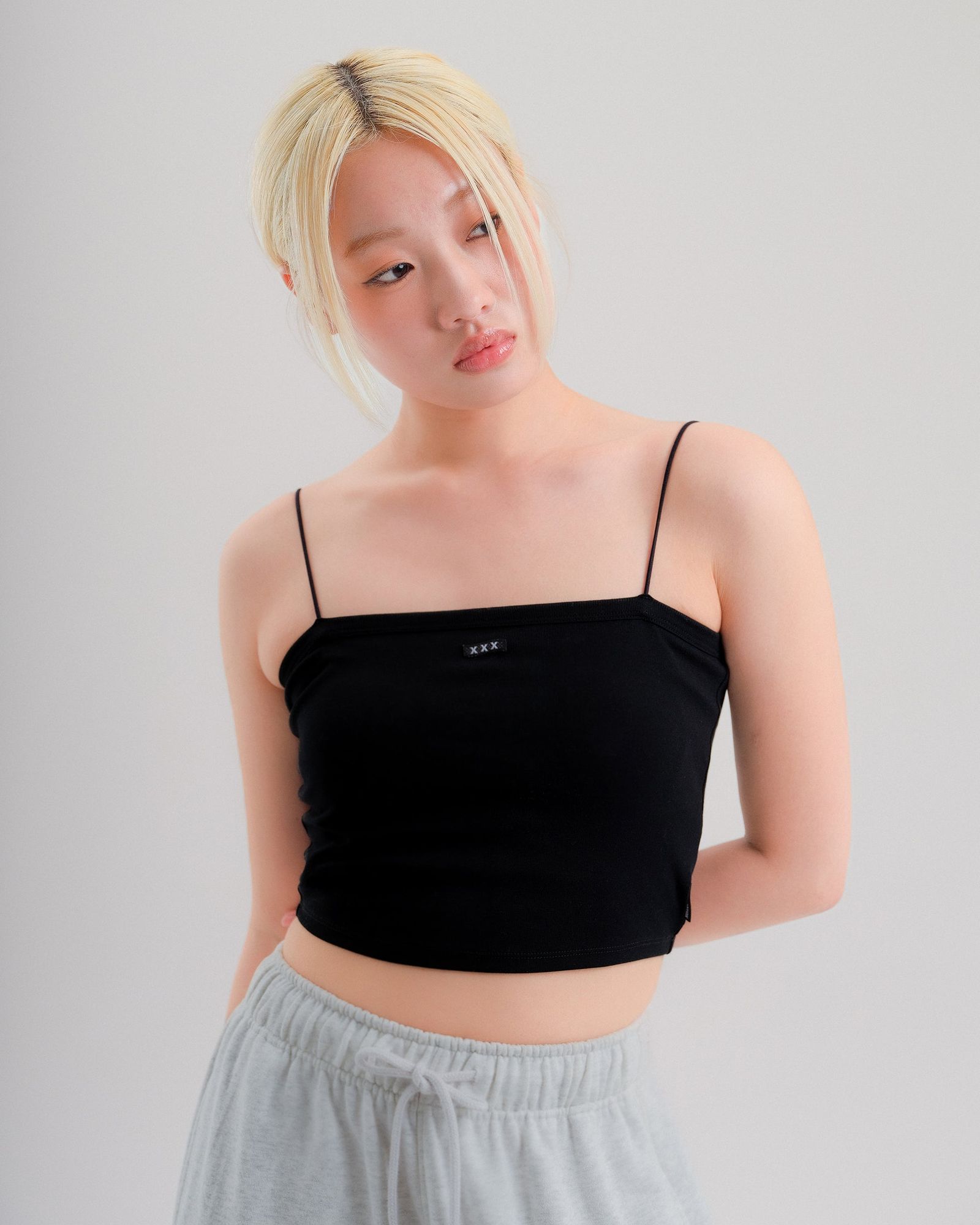 【WOMENS】GXL-S26-CS-09  BRA TOP   BLACK