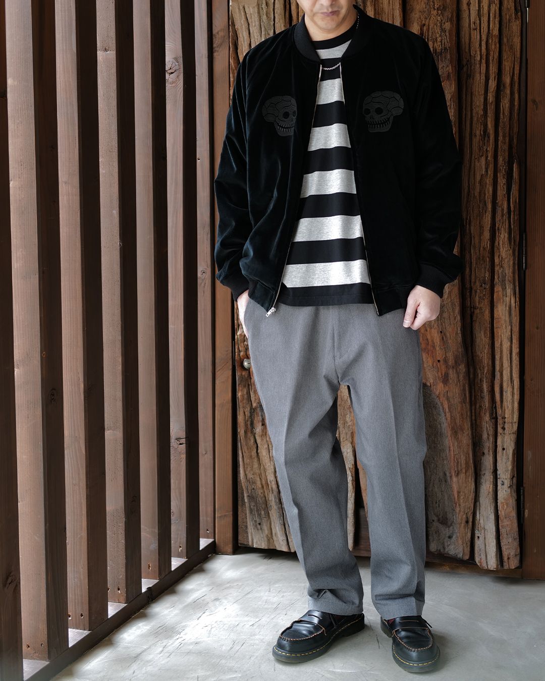 CHINO PANTS (TYPE-XF)  GRAY