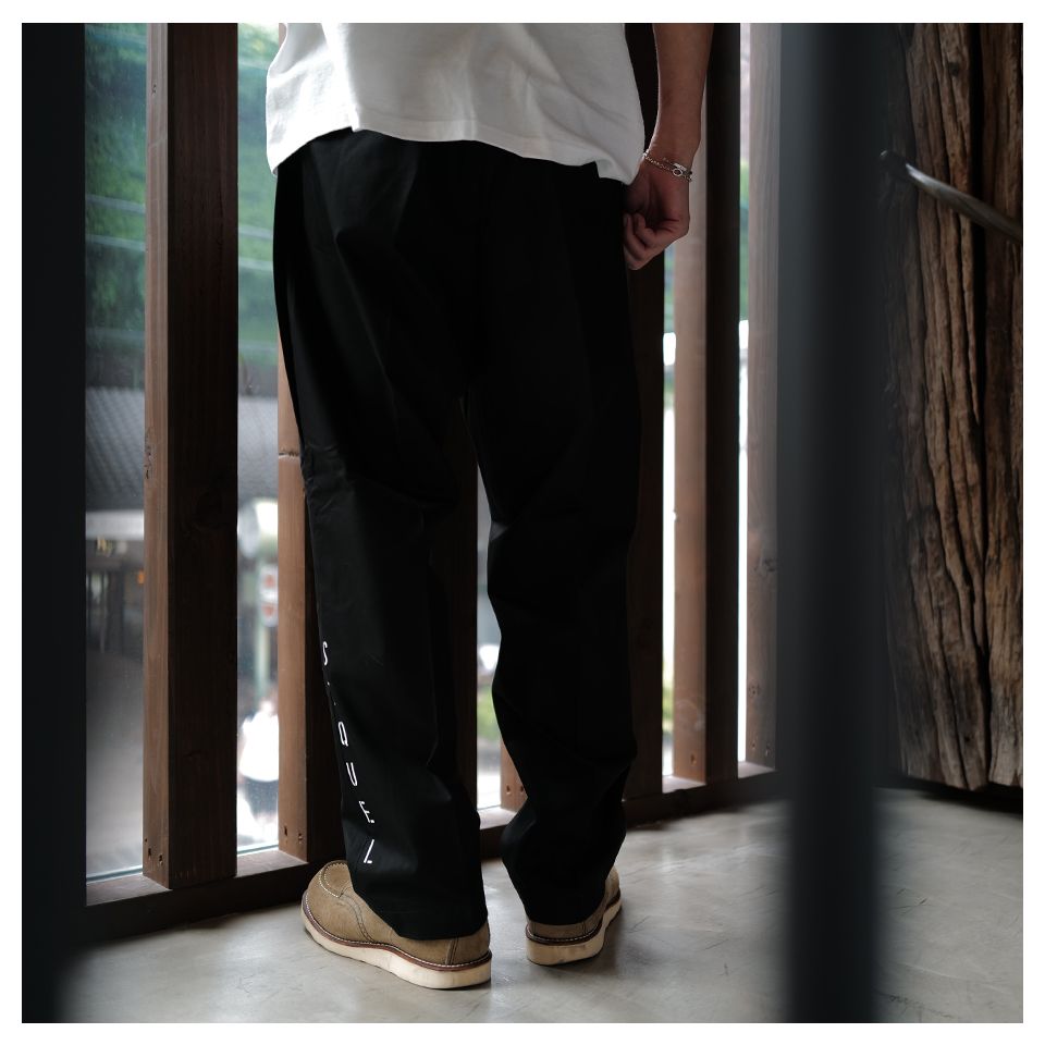 t*y様 クロジャック Cro Jack moonツイード ハンティングジャケッ SEQUEL - SQ-25SS-PT-09 CHINO PANTS (TYPE-XF) BLACK | River